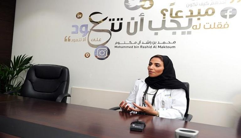 الدكتورة آمنة المهيري إخصائي أول أمراض الدم بمستشفى دبي