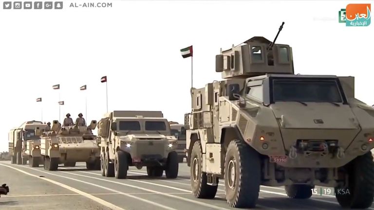 جانب من مشاركة القوات المسلحة الإماراتية في فعاليات