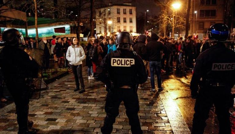 قوات الأمن الفرنسية تقتحم اعتصاما طلابيا