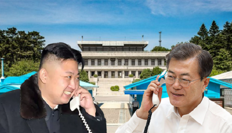 زعيما الكوريتين الشمالية والجنوبية