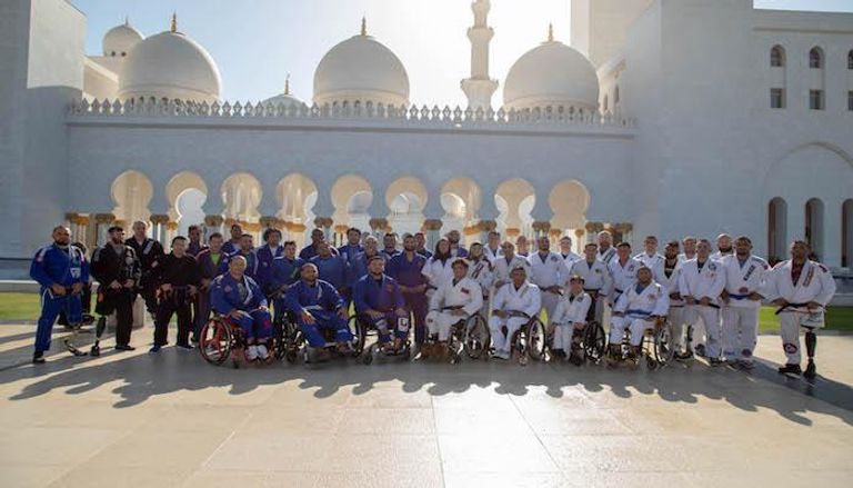 زيارة أبطال الجوجيتسو "أصحاب الهمم" لمسجد الشيخ زايد الكبير