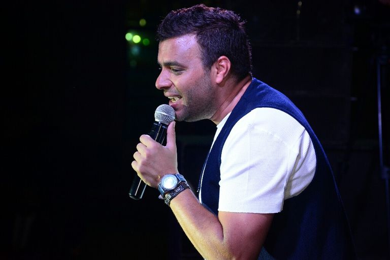 رامي صبري في حفل بمدينة 6 أكتوبر