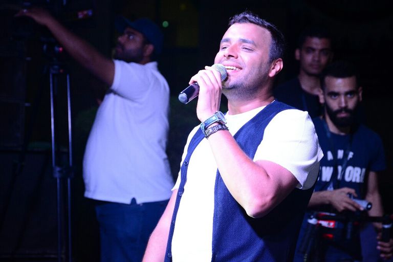 رامي صبري في حفل بمدينة 6 أكتوبر
