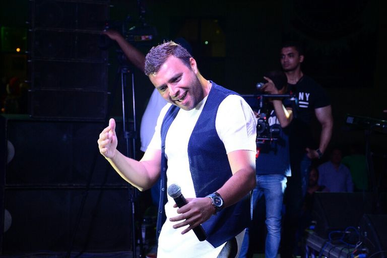 رامي صبري في حفل بمدينة 6 أكتوبر
