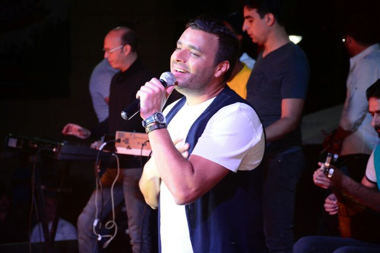 رامي صبري في حفل بمدينة 6 أكتوبر