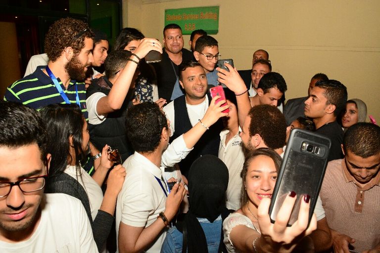 رامي صبري في حفل بمدينة 6 أكتوبر