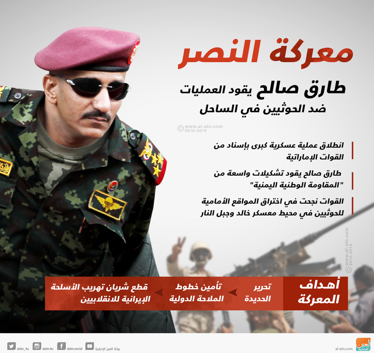 معركة النصر في الساحل الغربي العميد الركن طارق صالح يخاطب قوات المقاومة اليمنية