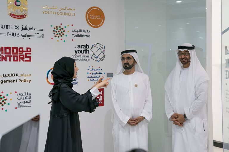 صورة أرشيفية لافتتاح مركز الشباب في دبي صورة أرشيفية لافتتاح مركز الشباب في دبي
