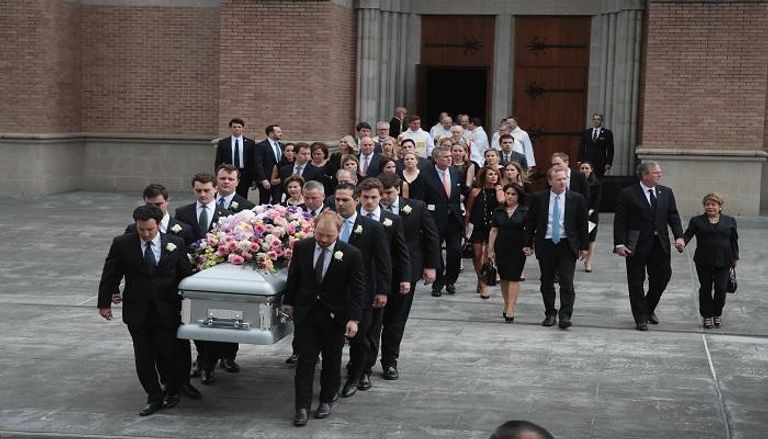 جنازة باربرا بوش