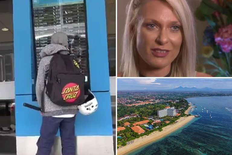 الطفل سافر إلى بالي بمفرده