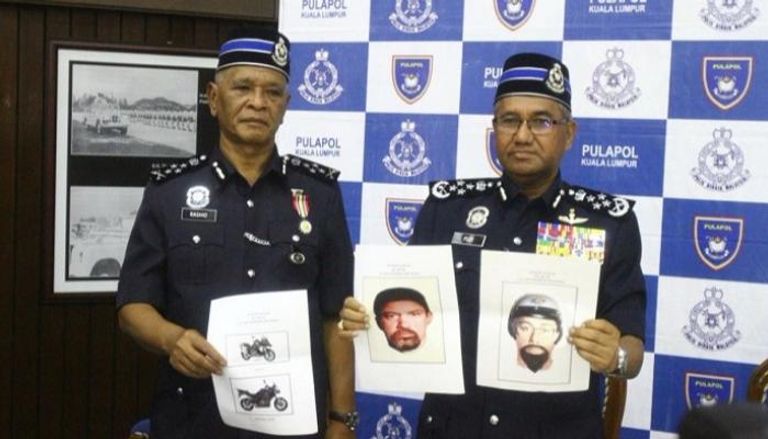 الشرطة الماليزية تنشر رسمين للمشتبه بهما في اغتيال البطش