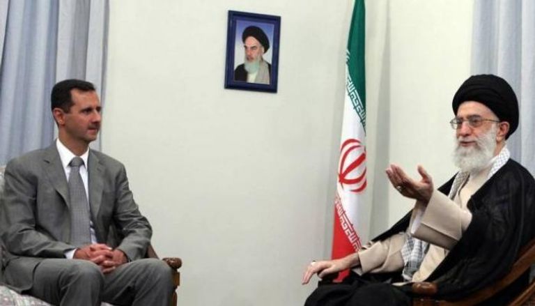 مرشد إيران على خامنئي وبشار الأسد - أرشيف