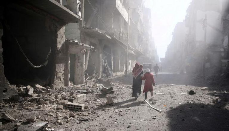 مدينة دوما السورية بعد الهجوم الكيماوي