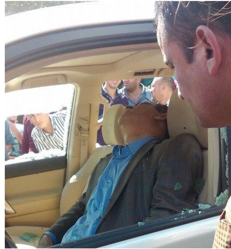 صورة من الحادث حسبما نشرها الإعلام العراقي