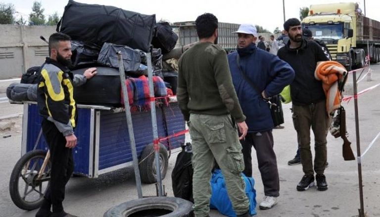 عناصر مغادرة إلى شمال سوريا