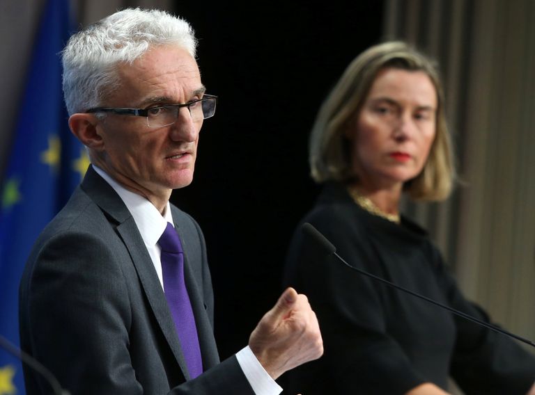 جانب من مؤتمر بروكسل الخاص بسوريا