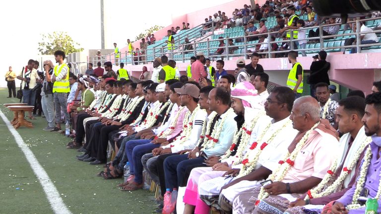 حفل الزفاف الجماعي الأول بمدينة عدن