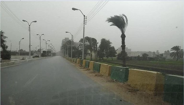 عدم استقرار الأحوال الجوية في مصر