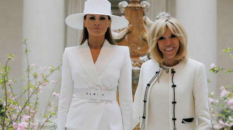 سباق الأناقة بين ميلانيا ترامب وبريجيت ماكرون سباق الأناقة بين ميلانيا ترامب وبريجيت ماكرون