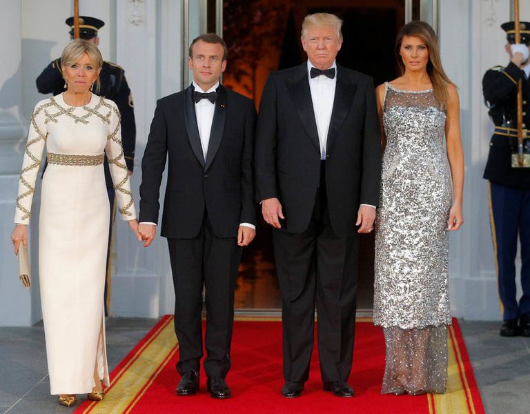 سباق الأناقة بين ميلانيا ترامب وبريجيت ماكرون