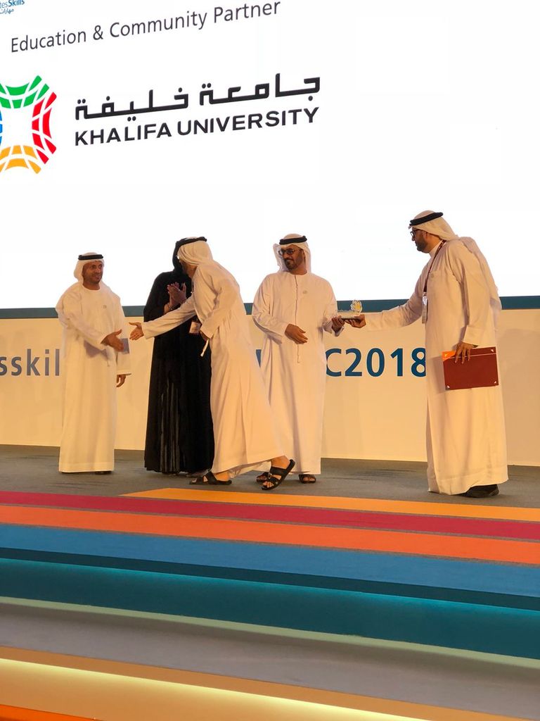 تكريم الفائزين في مسابقة المهارات الوطنية 2018 بالإمارات