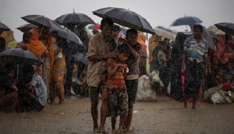 أزمة الأمطار والروهينجا في بنجلاديش