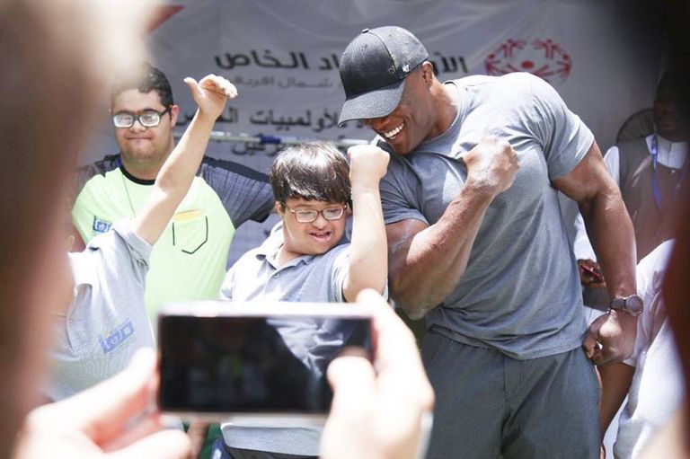 الرياضات الموحدة في مركز معاً لتأهيل شباب ذوي الإحياجات الخاصة