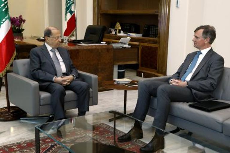 عون والسفير البريطاني