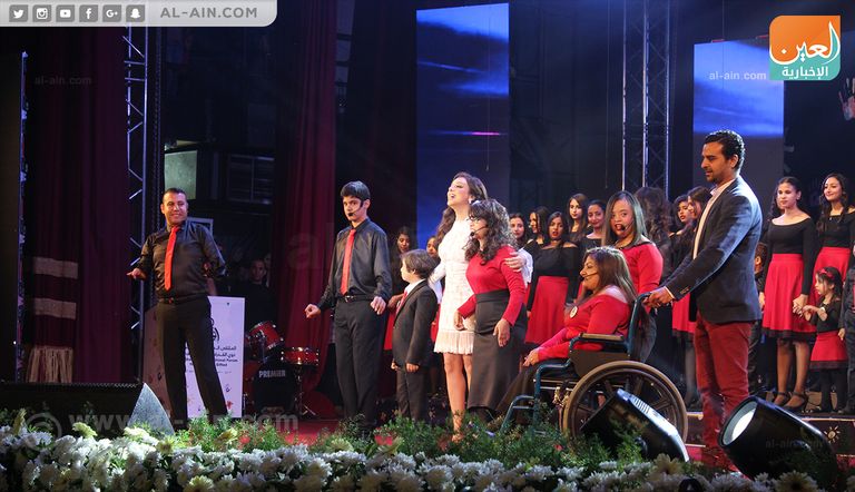 جانب من حفل الافتتاح بجامعة القاهرة