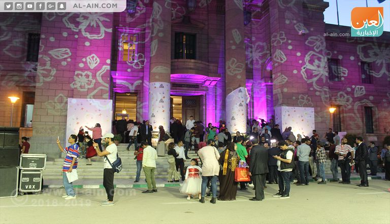 جانب من حفل الافتتاح بجامعة القاهرة