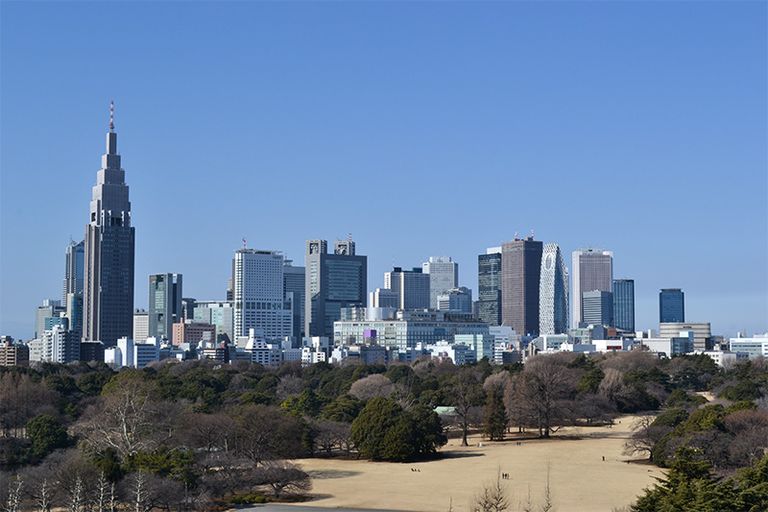 مشهد من العاصمة اليابانية طوكيو