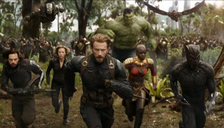 مشهد من فيلم Avengers: infinity war
