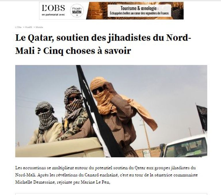 قطر تدعم الإرهاب في مالي