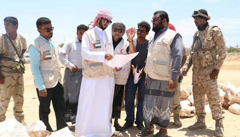 انطلاق الأعمال الإنشائية بمبنى مجلس حضرموت للمناسبات برعاية الهلال الأحمر الإماراتي