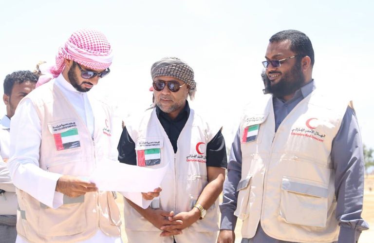 انطلاق الأعمال الإنشائية بمبنى مجلس حضرموت للمناسبات برعاية الهلال الأحمر الإماراتي