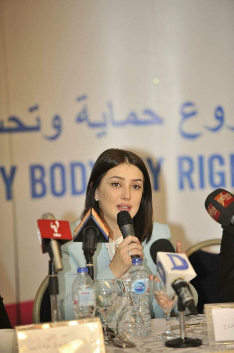 كندة علوش سفيرة لصحة الفتيات