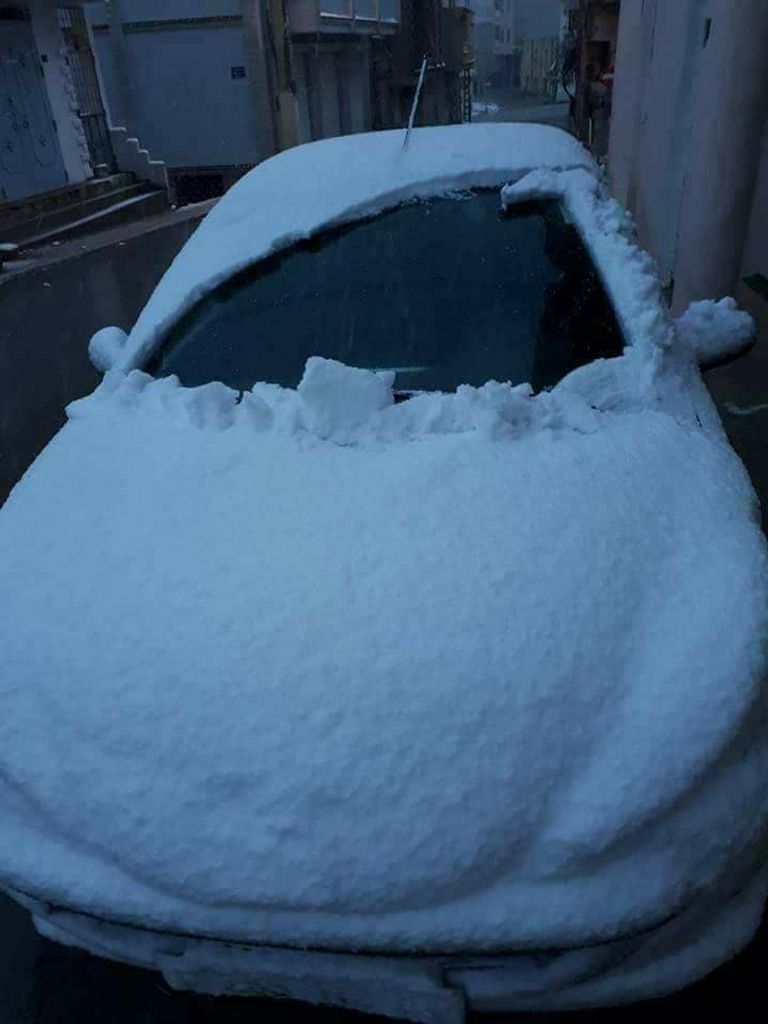ثلوج كثيفة تستقبل مايو الجزائر تساقط كثيف للثلوج شرقي الجزائر