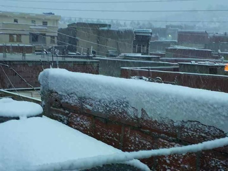 ثلوج كثيفة تستقبل مايو الجزائر تساقط كثيف للثلوج شرقي الجزائر