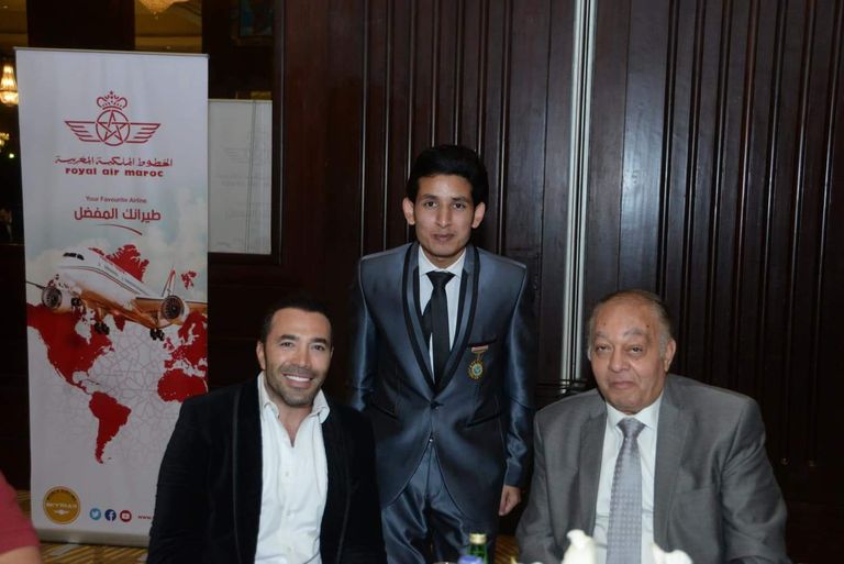 سميرة سعيد والمصممة المغربية سهام الهبطي