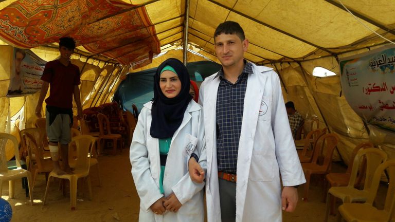 العريسان معاذ وهديل