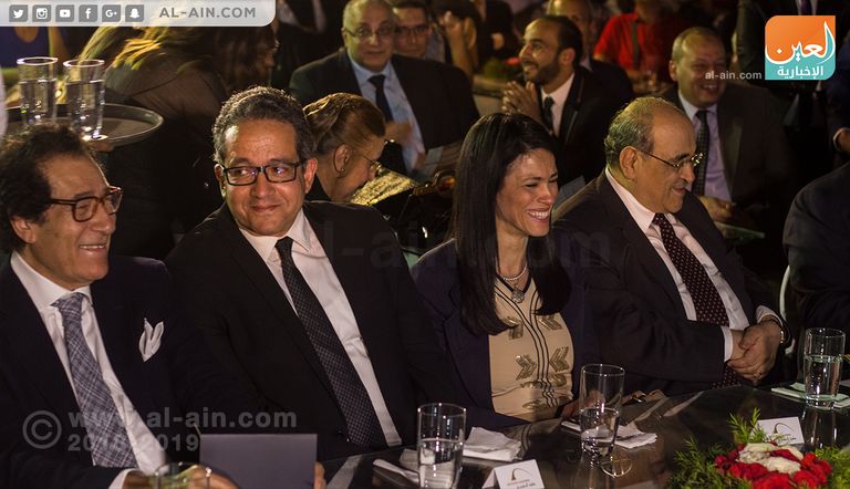 من حفل تدشين مركز زاهي حواس للمصريات بالمتحف المصري بالتحرير