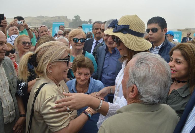 زيارة وفد قبرصي يوناني للأهرامات
