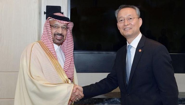 وزير الطاقة السعودي يلتقي نظيره الكوري الجنوبي
