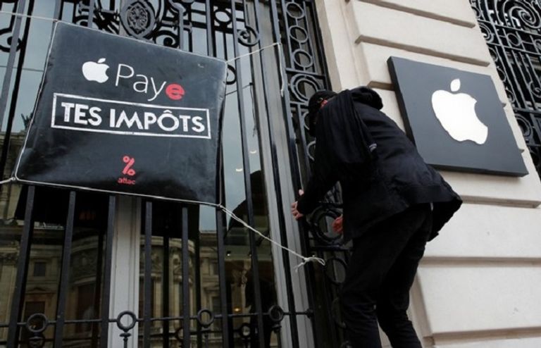 شعار شركة أبل - رويترز