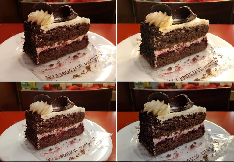 الهواتف الأربعة التي أجري عليها الاختبار