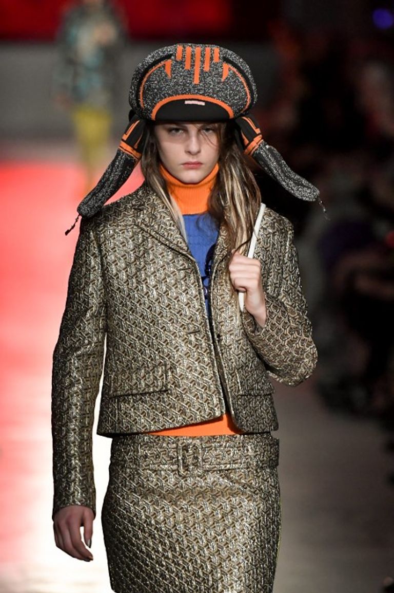 عودة صيحة المطبوعات في عرض أزياء برادا بنيويورك