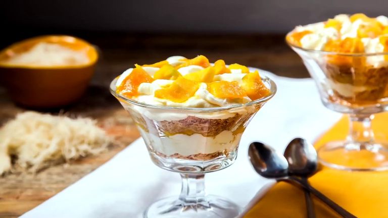 طريقة عمل الكنافة بالمانجو