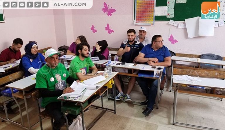 جانب من انتخابات لبنان