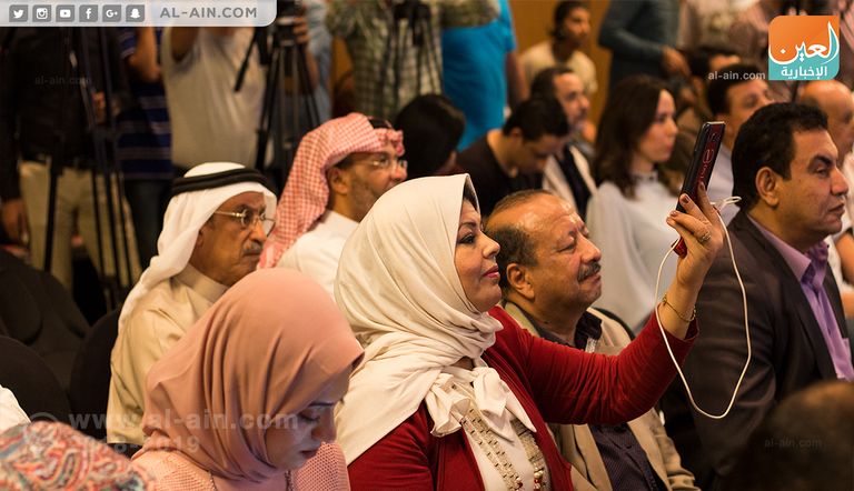 المؤتمر الصحفي لحفل محمد عبده وأنغام 