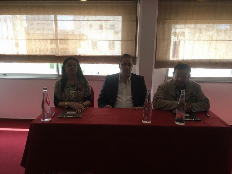 الدكتورة أحلام يونس أثناء توقيع البروتوكول